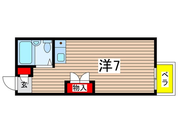 ＰＡＴＩＯ川名の物件間取画像